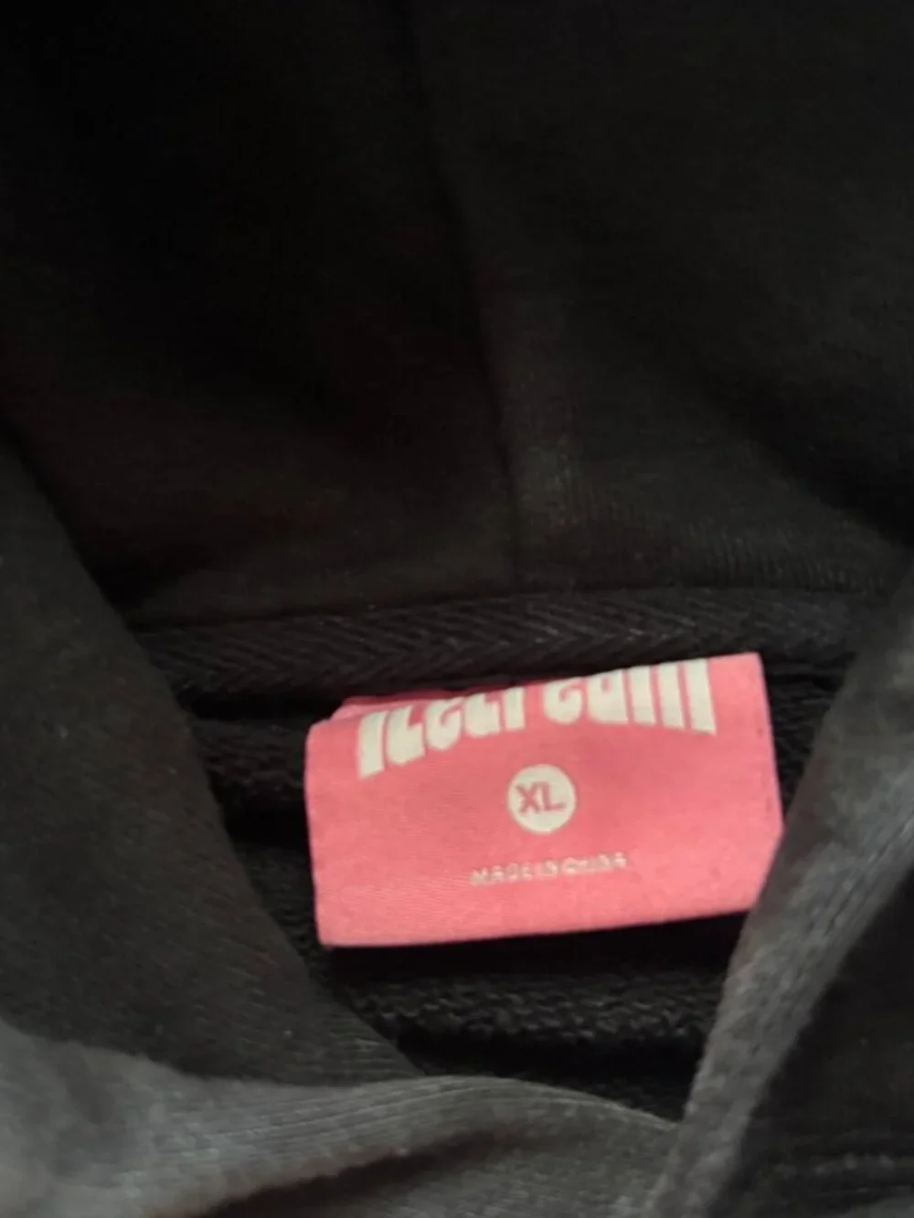 Ice cream hoodie size XL fits like a medium